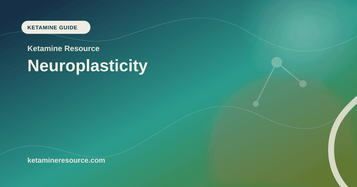 Neuroplasticity article visual for Ketamine Resource