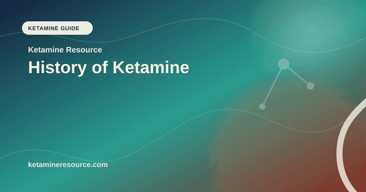 History of Ketamine article visual for Ketamine Resource